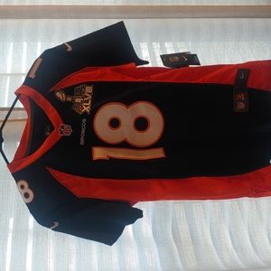 On Field NFL Broncos Superbowl X1V111 Manning Youth Jersey.